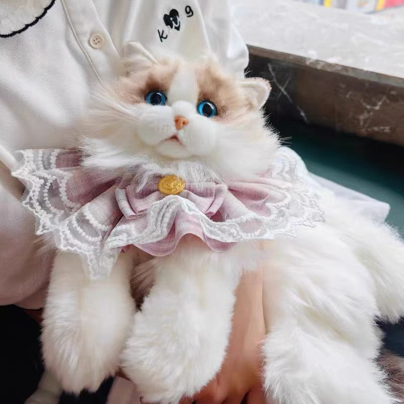 Realistic 3D Cat Backpack – Cute Plush Bag & Gift for Cat Lovers
